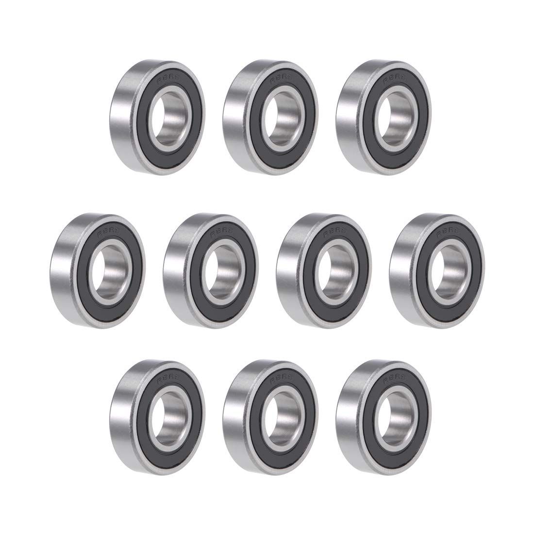 Rubber Sealed (RS) ABEC-3 Deep Grooved RC Bearings (All Sizes Available)