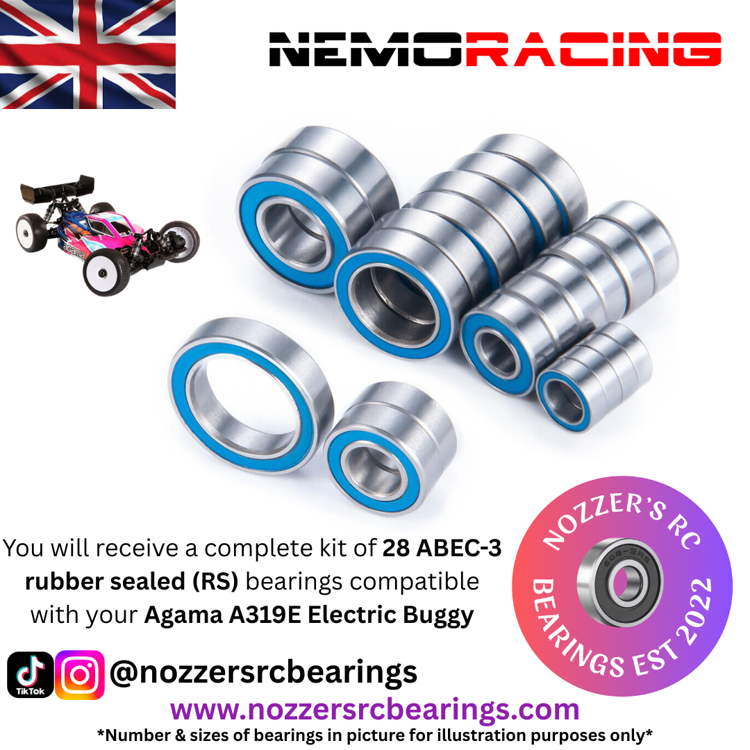 Nemo Racing Agama A319E Complete Bearing Kit