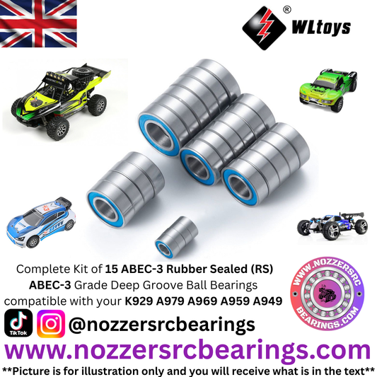 WL Toys K929 A979 A969 A959 A949 Complete Bearing Kit