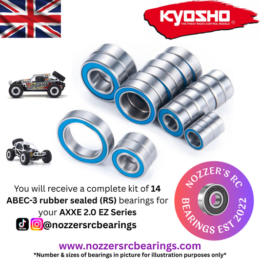 Kyosho AXXE 2.0 EZ Series Complete Bearing Kit