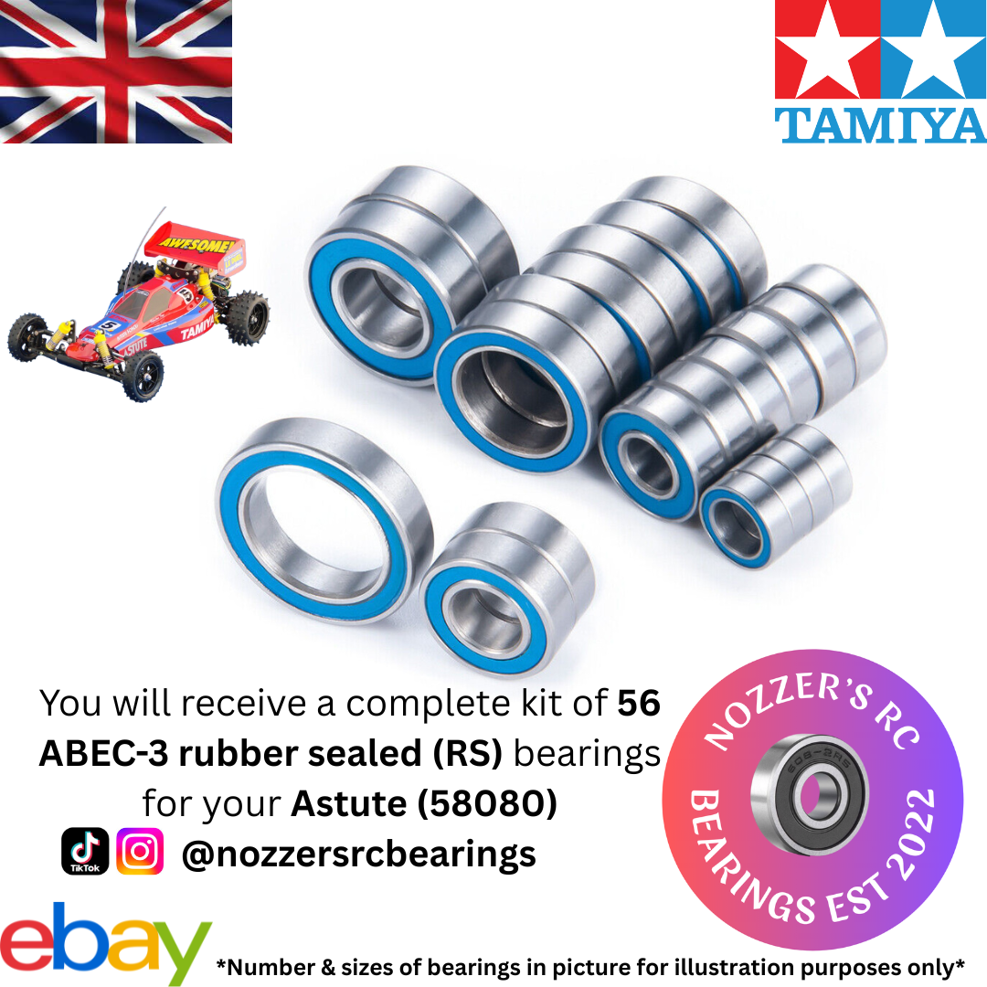 Tamiya Astute 58080 Complete Bearing Kit