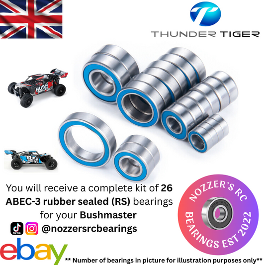 Thunder Tiger Bushmaster Complete Bearing Kit