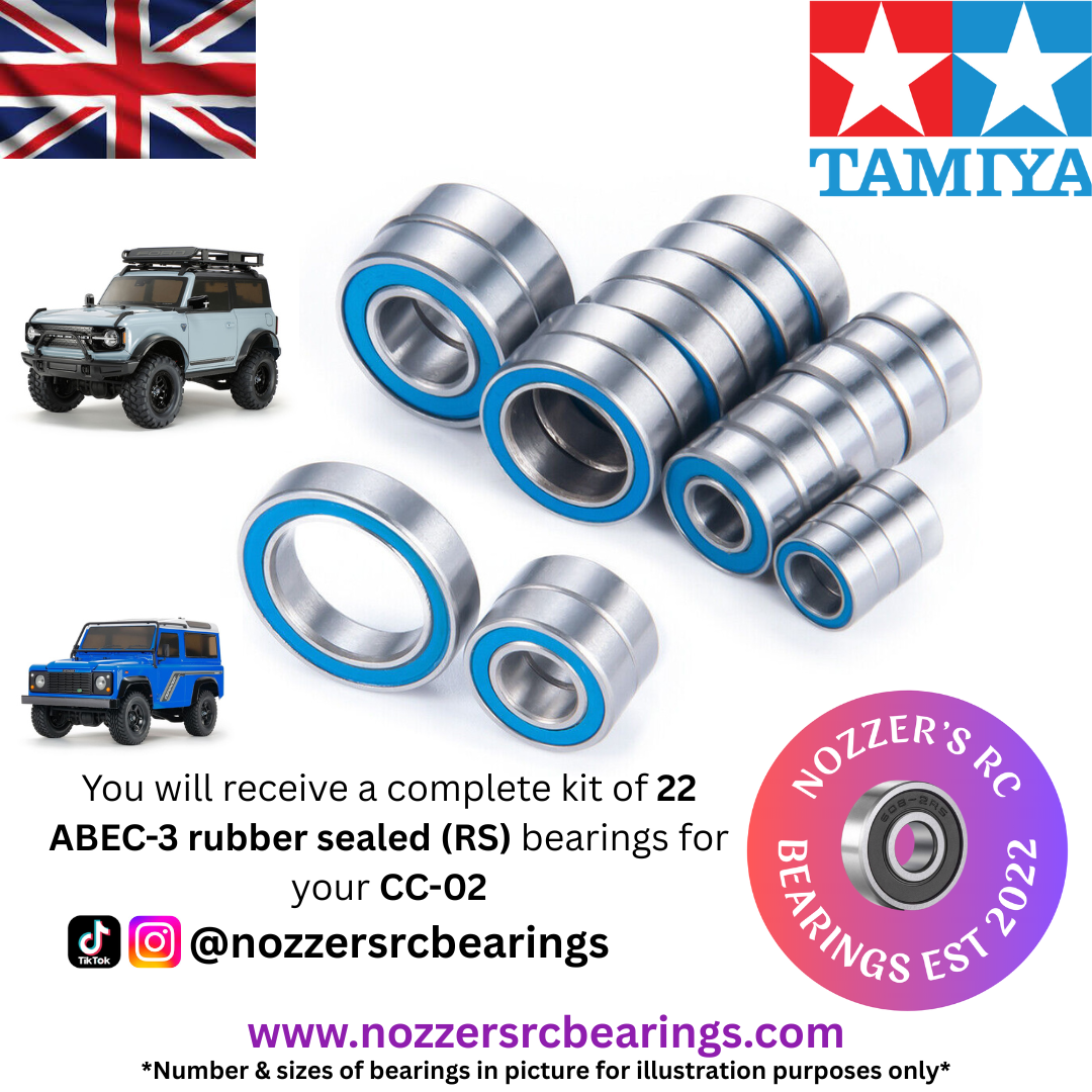 Tamiya CC-02 Complete Bearing Kit