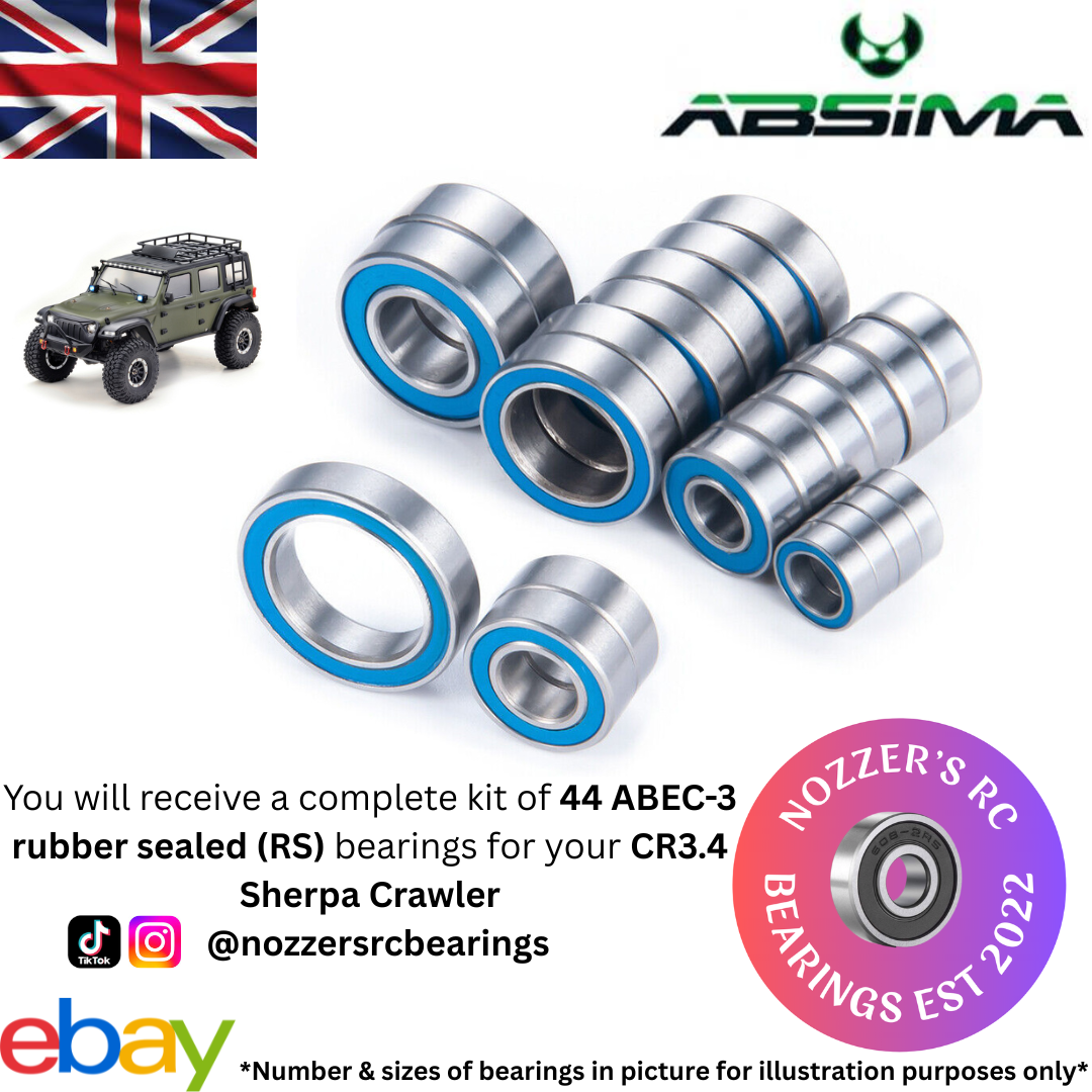 Absima Sherpa CR3.4 Complete Bearing Kit
