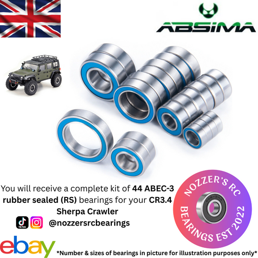 Absima Sherpa CR3.4 Complete Bearing Kit
