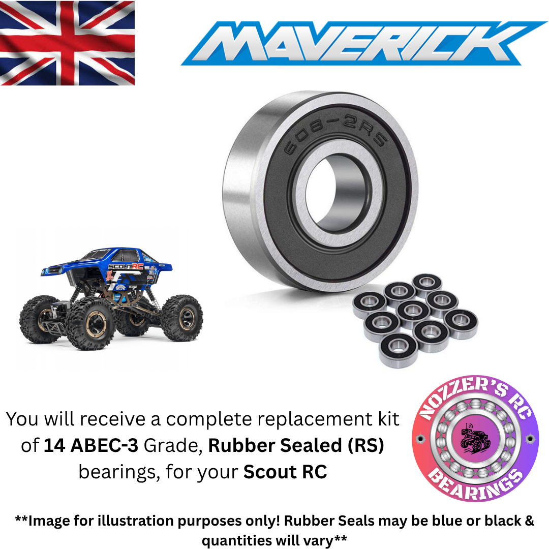 Maverick Scout RC Complete Bearing Kit