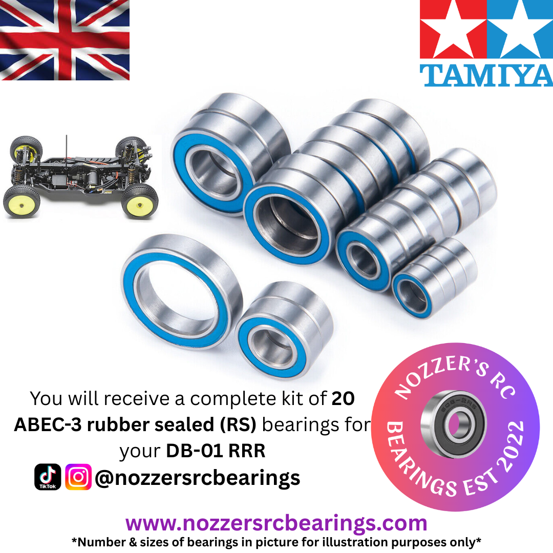 Tamiya DB-01 RRR Complete Bearing Kit