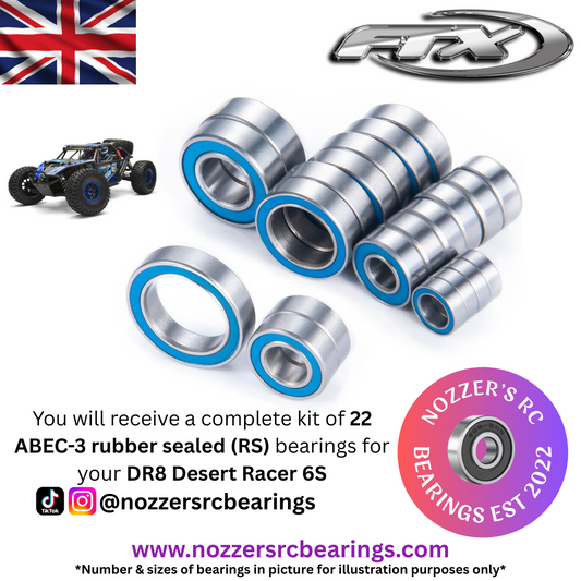 FTX DR8 Desert Racer 6S Complete Bearing Kit
