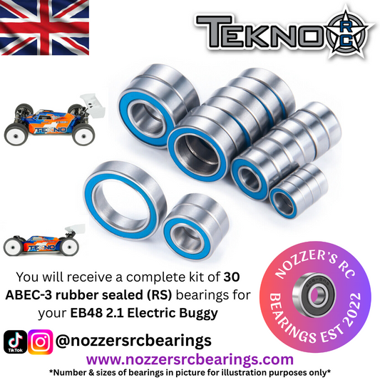 Tekno EB48 2.1 Electric Buggy Complete Bearing Kit