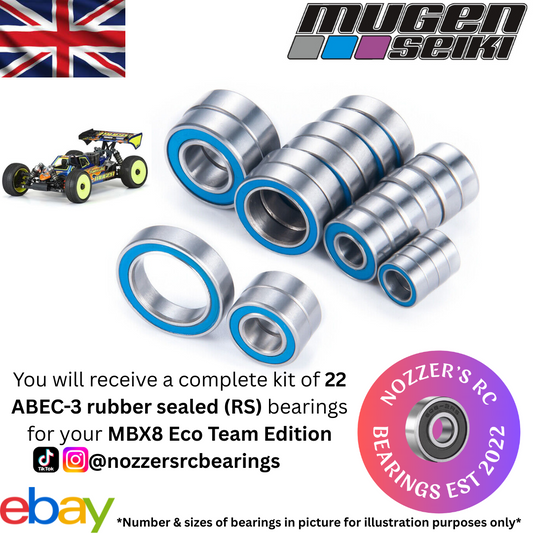 Mugen MBX8 Eco Team Edition Complete Bearing Kit