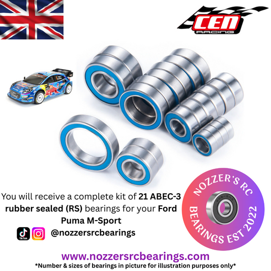 CEN Racing Ford Puma M-Sport Complete Bearing Kit