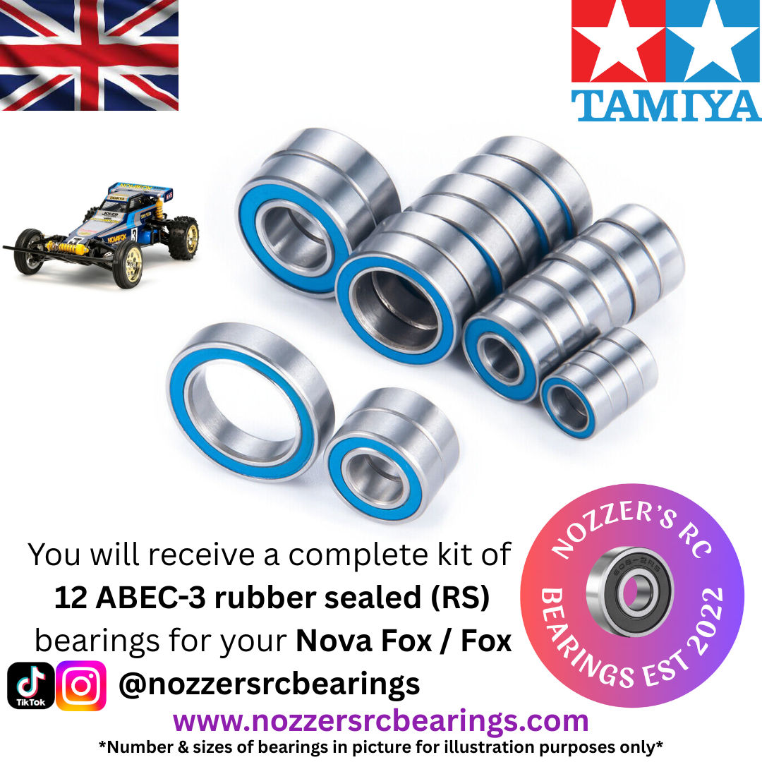 Tamiya Nova Fox / The Fox Complete Bearing Kit
