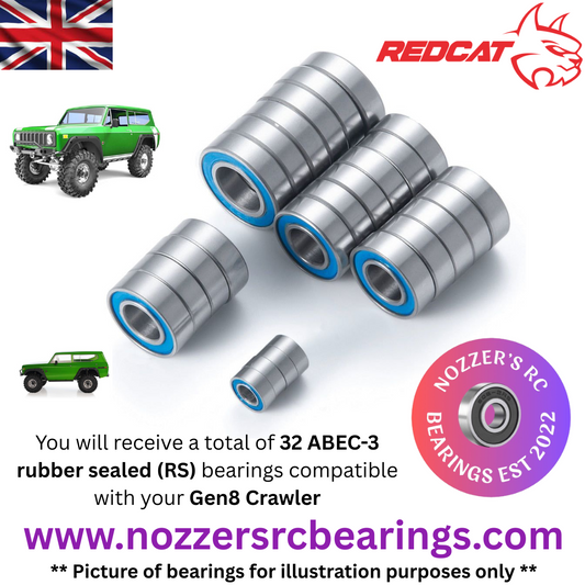 Redcat Racing Gen8 Rock Crawler Complete Bearing Kit