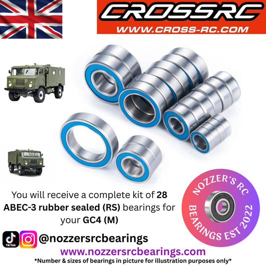 Cross RC GC4 Complete bearing Kit