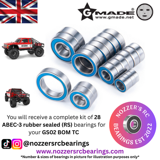 GMade GS02 BOM TC Complete Bearing Kit