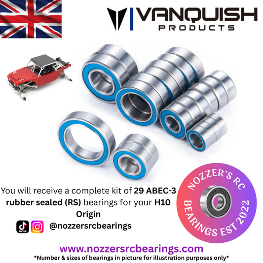 Vanquish H10 Origin Complete Bearings Kit