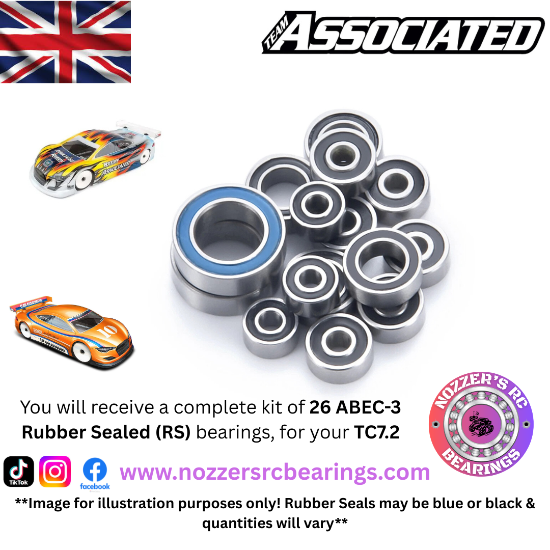 Team Associated TC7.2 Complete Bearing Kit