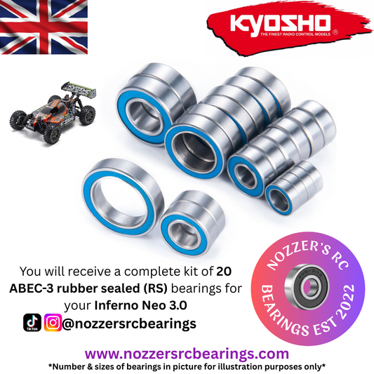 Kyosho Inferno Neo 3.0 Complete Bearing Kit