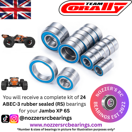 Team Corally Jambo XP 6S Complete Bearing Kit