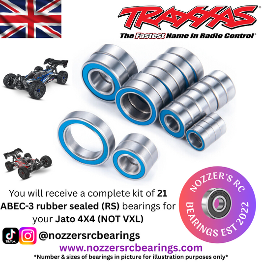 Traxxas Jato 4X4 (NOT VXL) Complete Bearing Kit