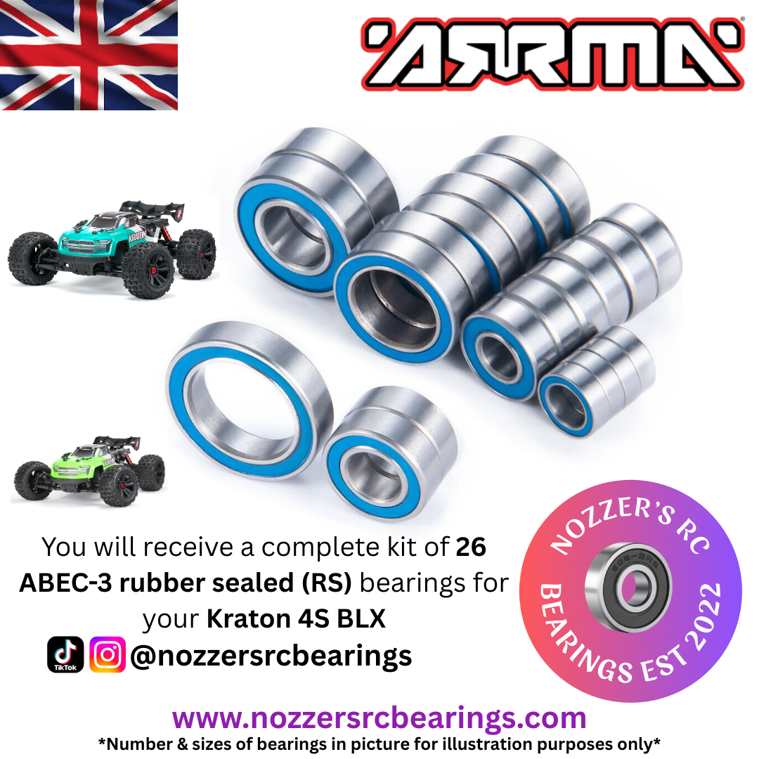 Arrma Kraton 4S BLX Complete Bearing Kit