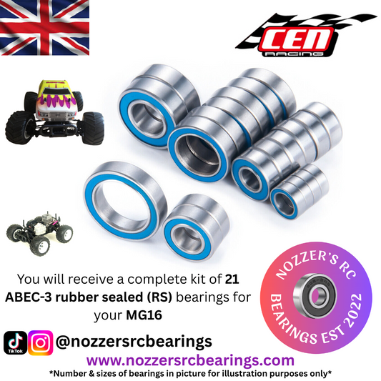 CEN Racing MG-16 Complete Bearing Kit