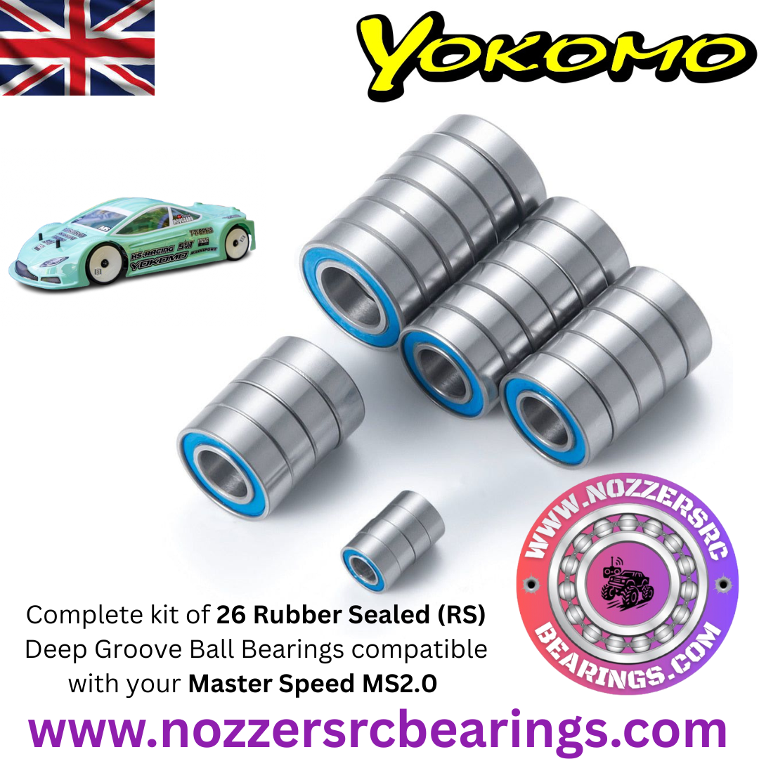 Yokomo Master Speed MS2.0 Complete Bearing Kit