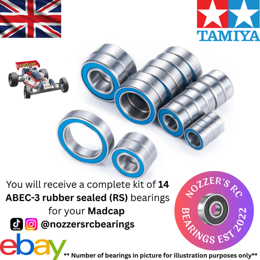 Tamiya Madcap Complete Bearing Kit