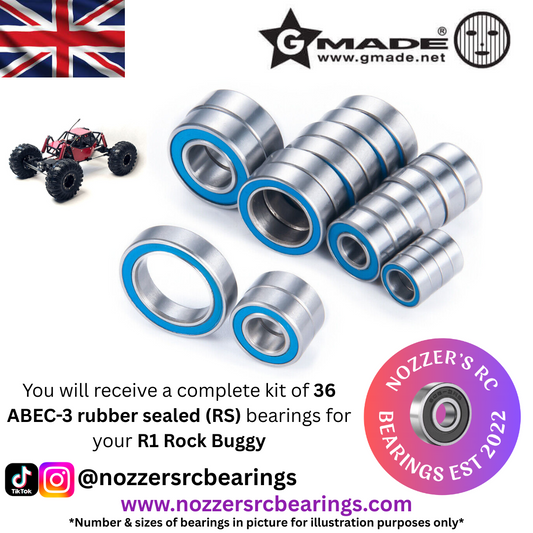 GMade R1 Rock Buggy Complete Bearing Kit