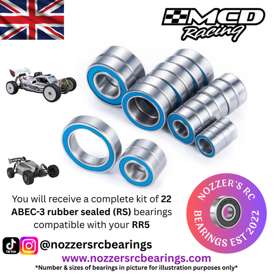 MCD Racing RR5 Complete Bearing Kit