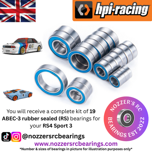 HPI Racing RS4 Sport 3 Complete Bearing Kit