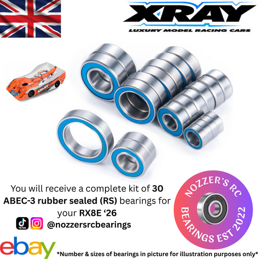 XRay RX8E '26 Complete Bearing Kit
