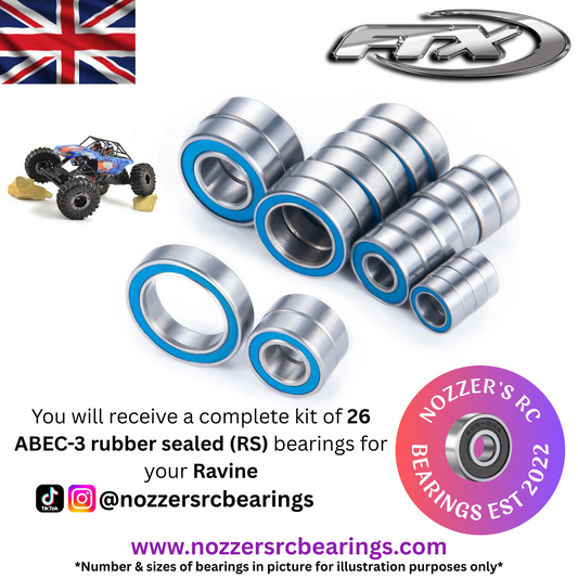 FTX Ravine Complete Bearing Kit
