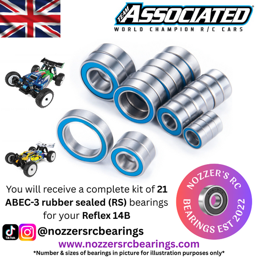 Team Associated Reflex 14B Complete Bearing Kit
