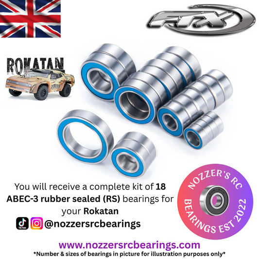 FTX Rokatan Complete Bearing Kit
