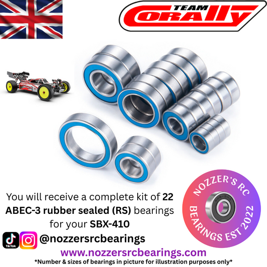Team Corally SBX-410 Complete Bearing Kit