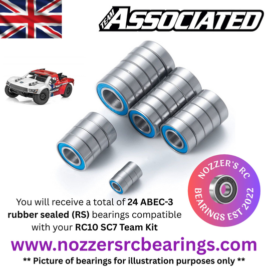 Team Associated RC10 SC7 Team Kit Complete Bearing Kit