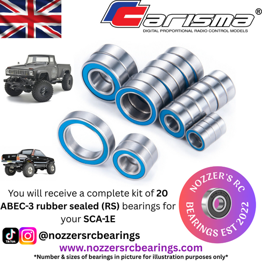 Carisma SCA-1E Complete Bearing Kit
