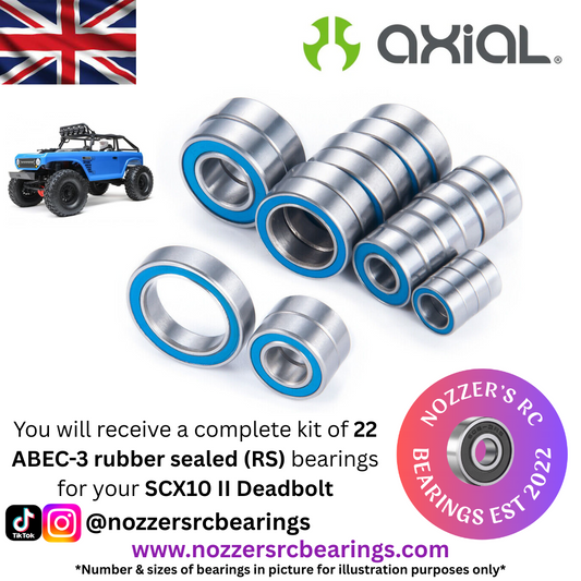 Axial SCX10 II Deadbolt Complete Bearing Kit