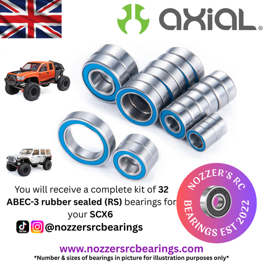 Axial SCX6 Complete Bearing Kit