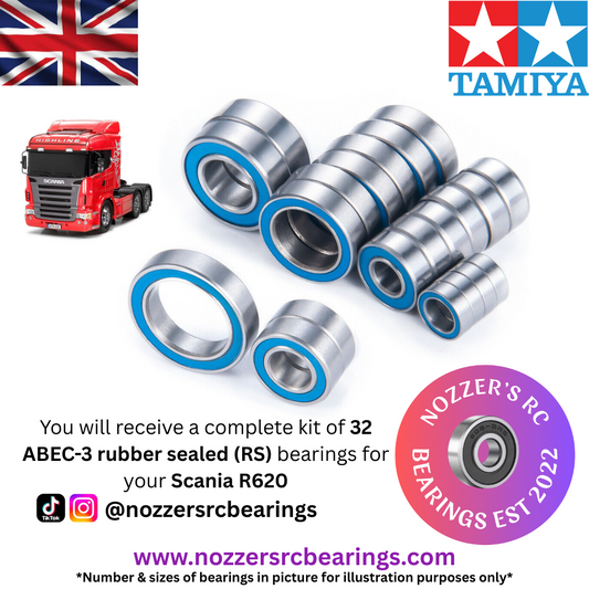 Tamiya Scania R620 Complete Bearing Kit