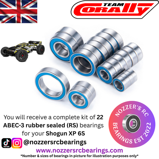 Team Corally Shogun XP 6S Complete Bearing Kit