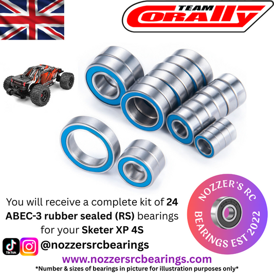 Team Corally Sketer XP 4S Complete Bearing Kit