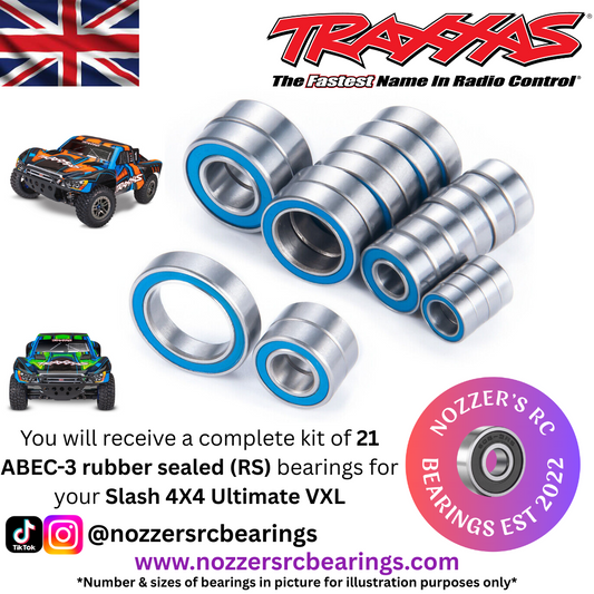 Traxxas Slash 4X4 Ultimate VXL Complete Bearing Kit