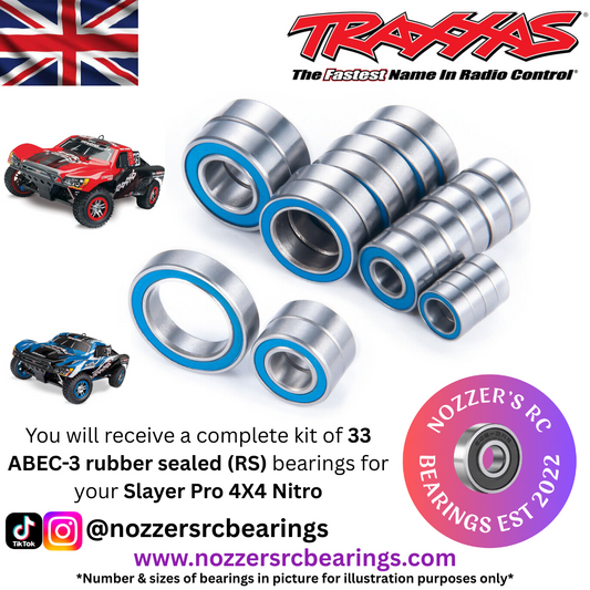 Traxxas Slayer Pro 4X4 Nitro Complete Bearing Kit