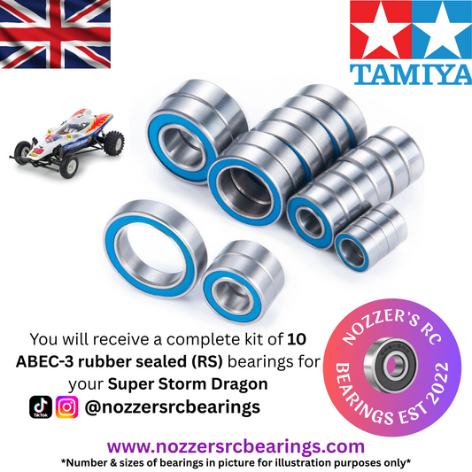 Tamiya Super Storm Dragon Complete Bearing Kit
