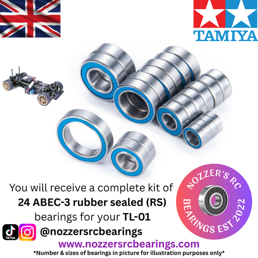 Tamiya TL-01 Complete Bearing Kit