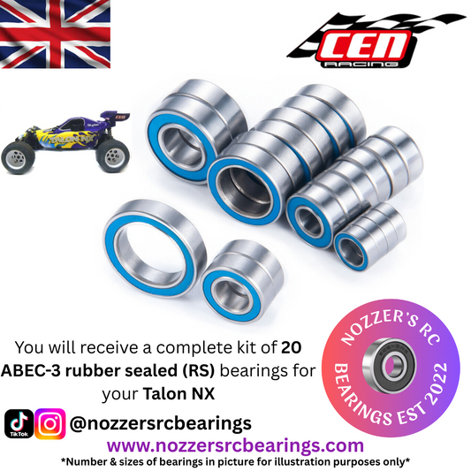 CEN Racing Talon Nx Complete Bearing Kit