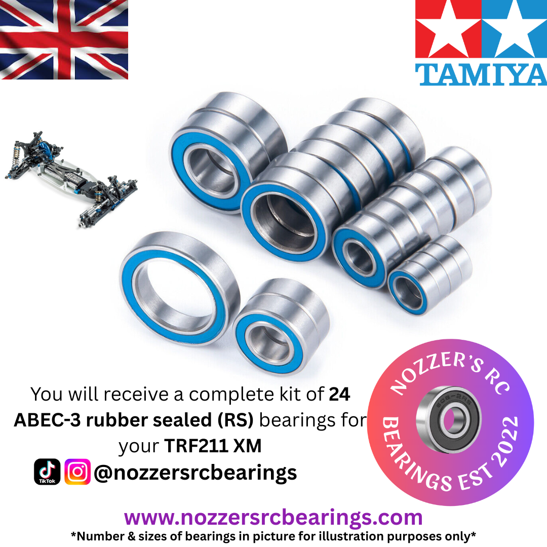 Tamiya TRF211 XM Complete Bearing Kit