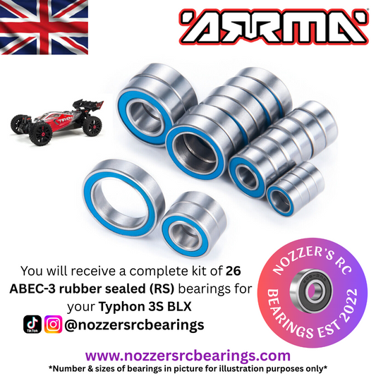 Arrma Typhon 3S BLX Complete Bearing Kit